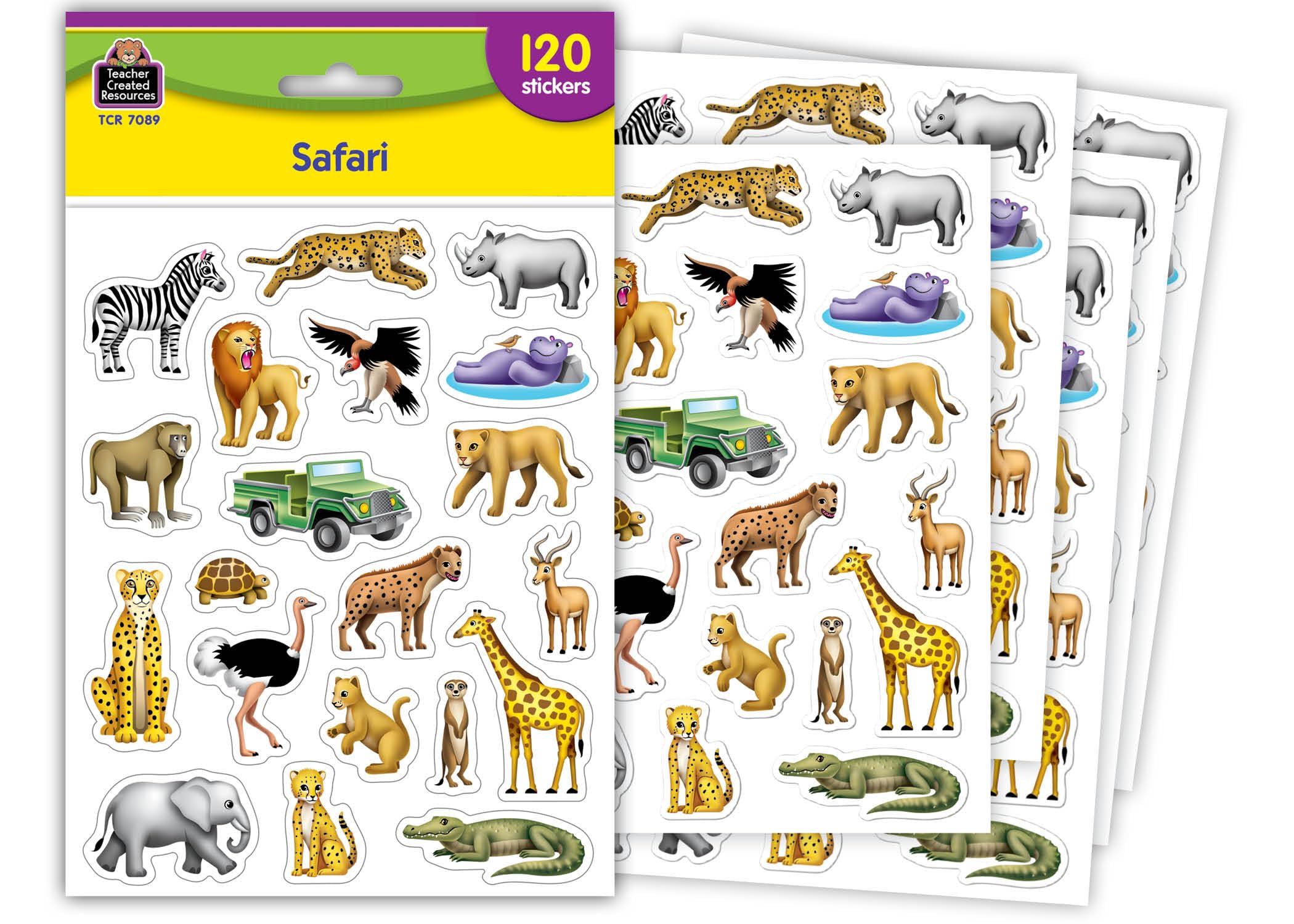 Teacher Created Resources Safari Stickers (TCR7089)