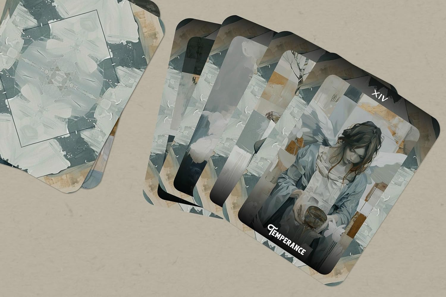 The Garden of Thoughts Tarot - 78 cards - Tarot - Tarot Deck - Fortune Telling - Divination tools, 14 x 9 cm