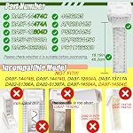 DA97-14474C, DA97-14474A Conteneur à glace, DA97-12604D Ice Bucket Compatible avec Samsung RF25, RF263, RF265, RF28, etc. Series Réfrigérateurs. Numéro de pièce: DA97-21040A, AP6034185, etc-1 Garantie