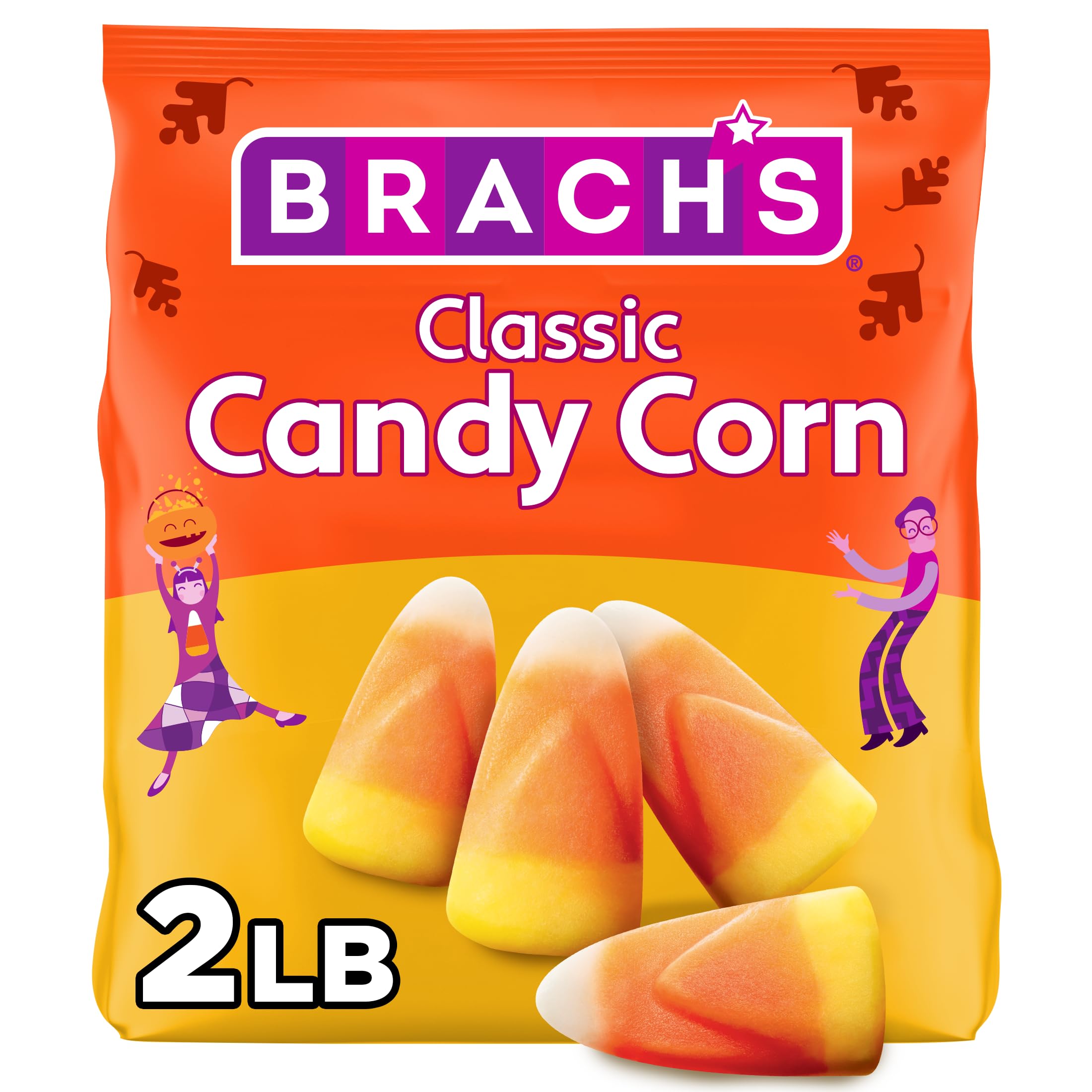Brach's Halloween Classic Candy Corn, Fall Treats, 34 oz | Classic candy corn, fall treat, party bowls, Halloween, candy buffet, sharing, bulk bag, seasonal