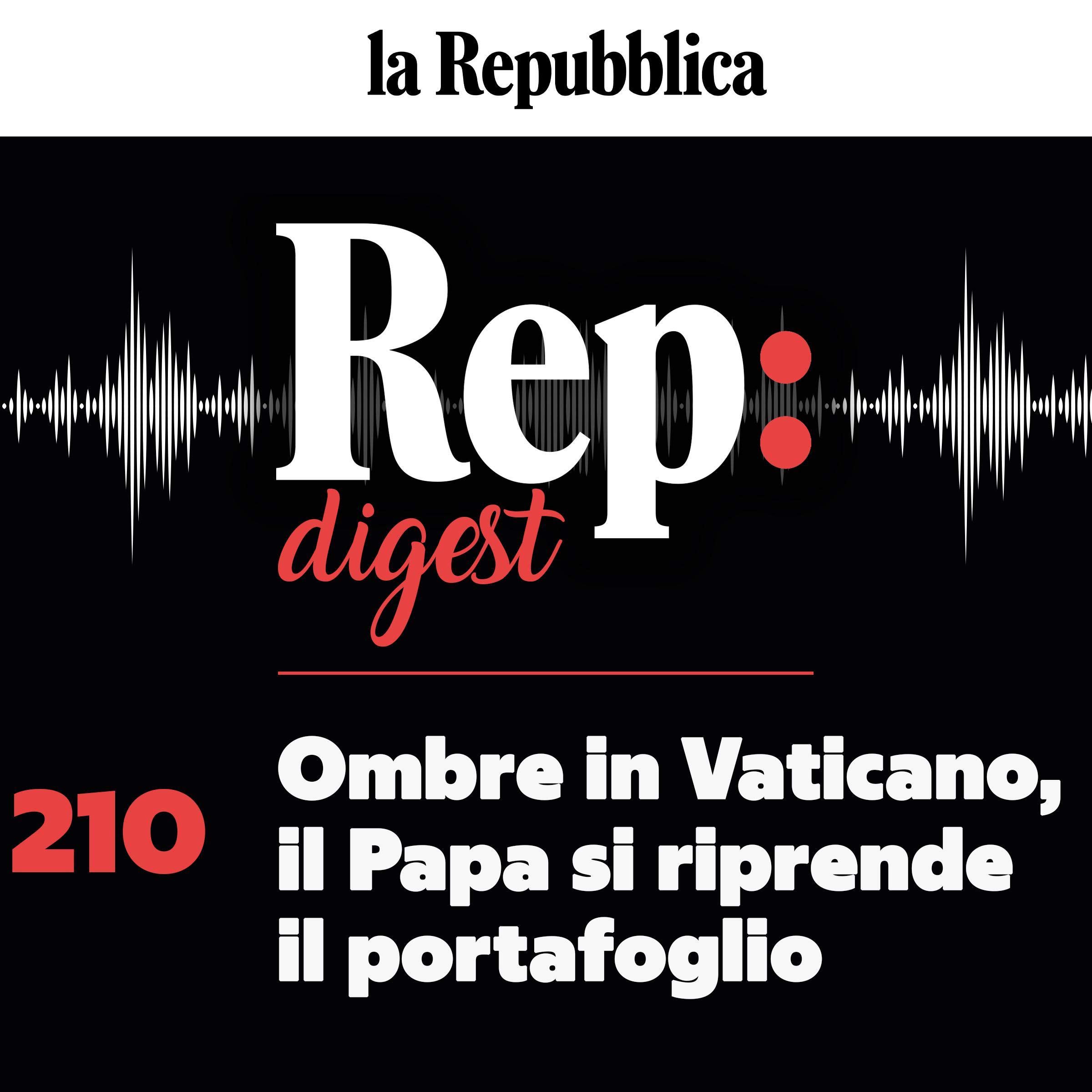 Ombre in Vaticano, il Papa si riprende il portafoglio