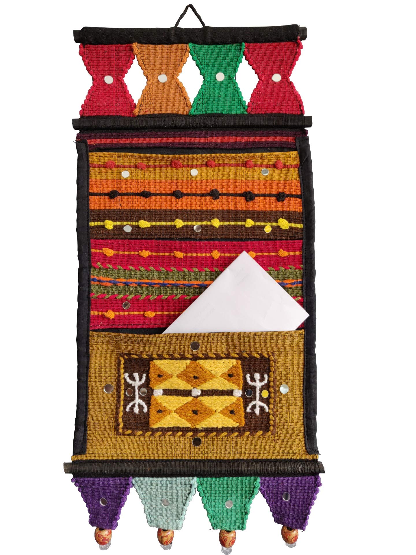 Handloom Cotton Magazine Tapestry - Wall Decor -1
