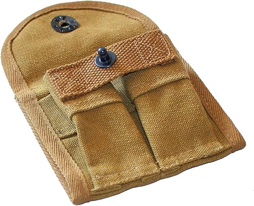 Miniatura 4 de WW2 US M1 Carabina Bolsa 2 Celdas Revista Bolsa Color Caqui