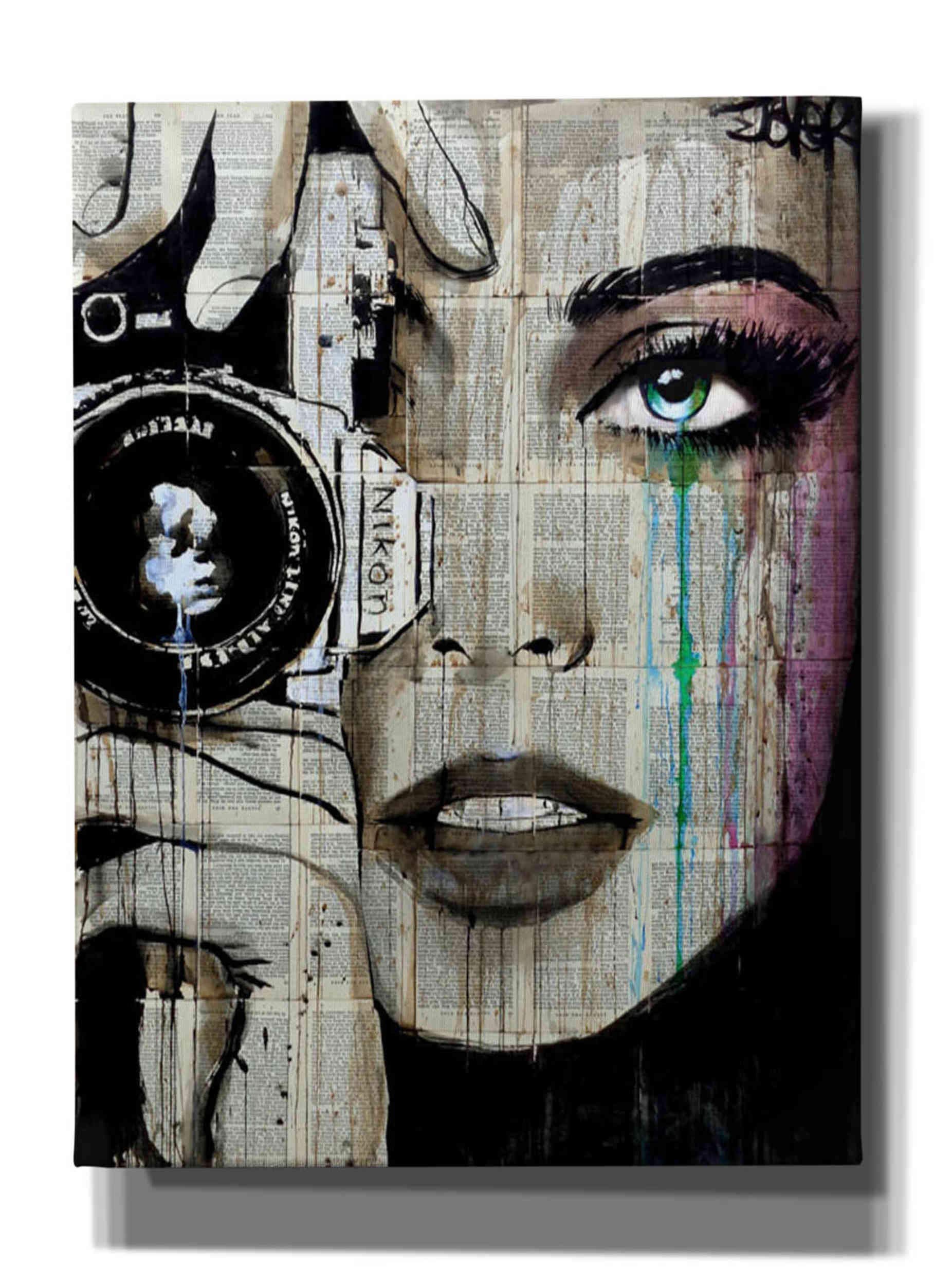 'Zoom' by Loui Jover, Canvas Wall Art, 40"x54"
