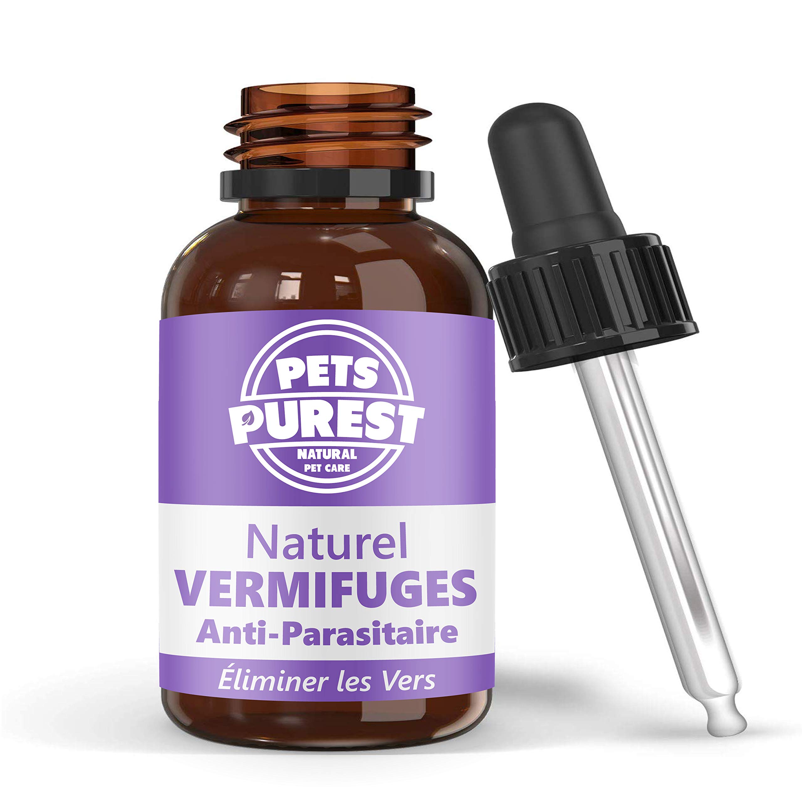 Pets Purest Naturel Vermifuges Anti-Parasitaire pour Chiens/Chats/Oiseaux/Animaux/Domestiques