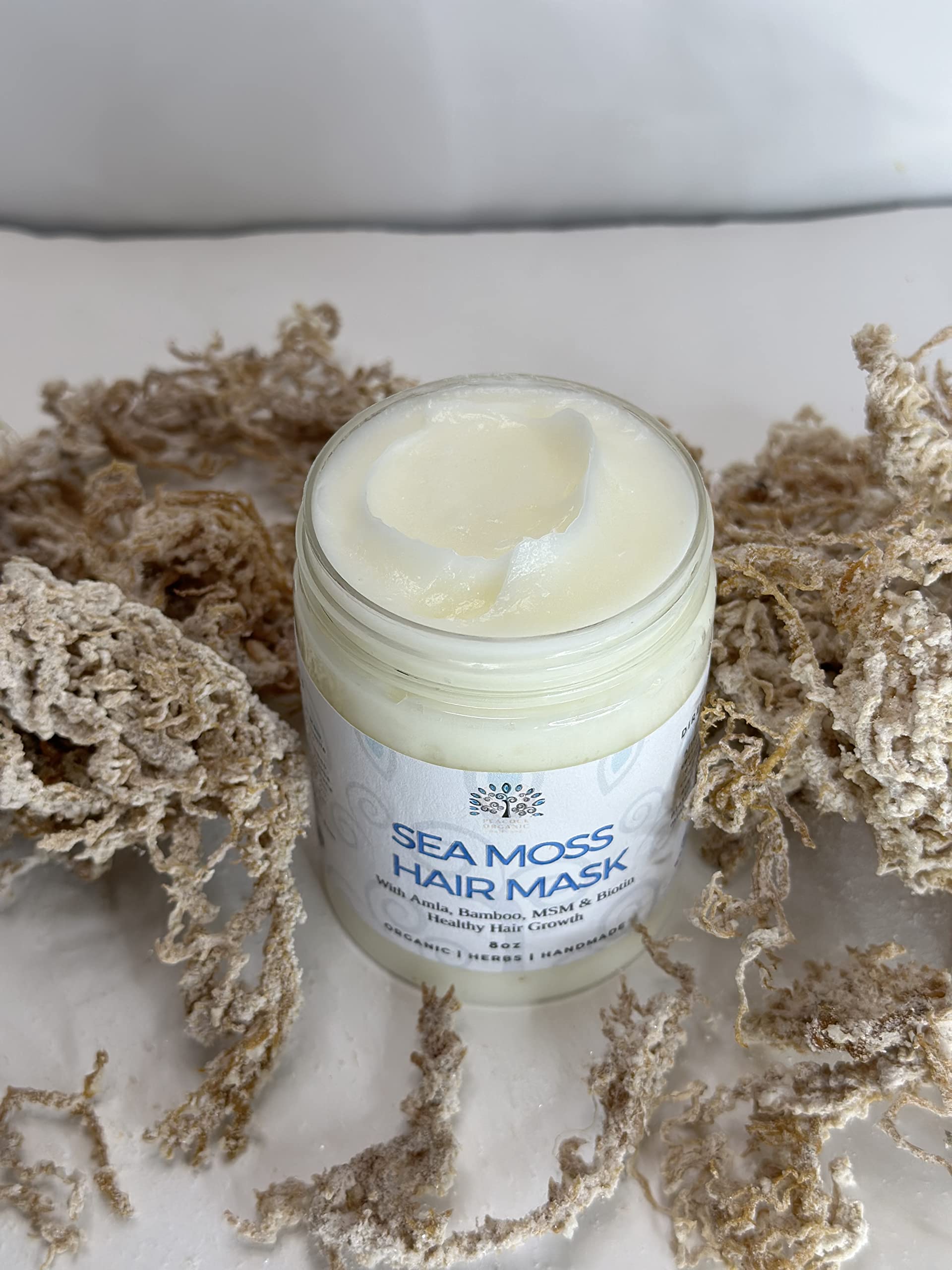 Sea Moss Mask with Amla, Biotin and MSM | Anti Shedding and Healthy ReGrowth | 8oz