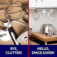 Vista 2 de IMPRESA Soporte para utensilios, 13 x 0.75 x 1 pulgadas, compatible con accesorios de mezclador KitchenAid, soporte para batidora de pie