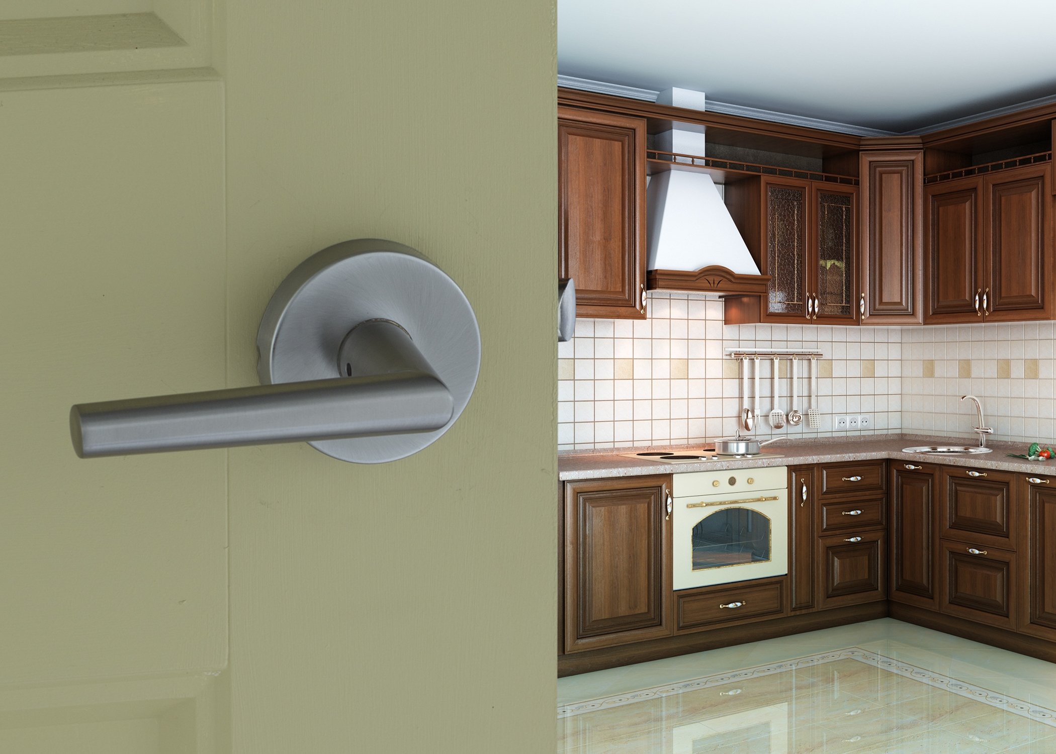 Copper Creek ML2220SS Door Lever, Stainless Steel