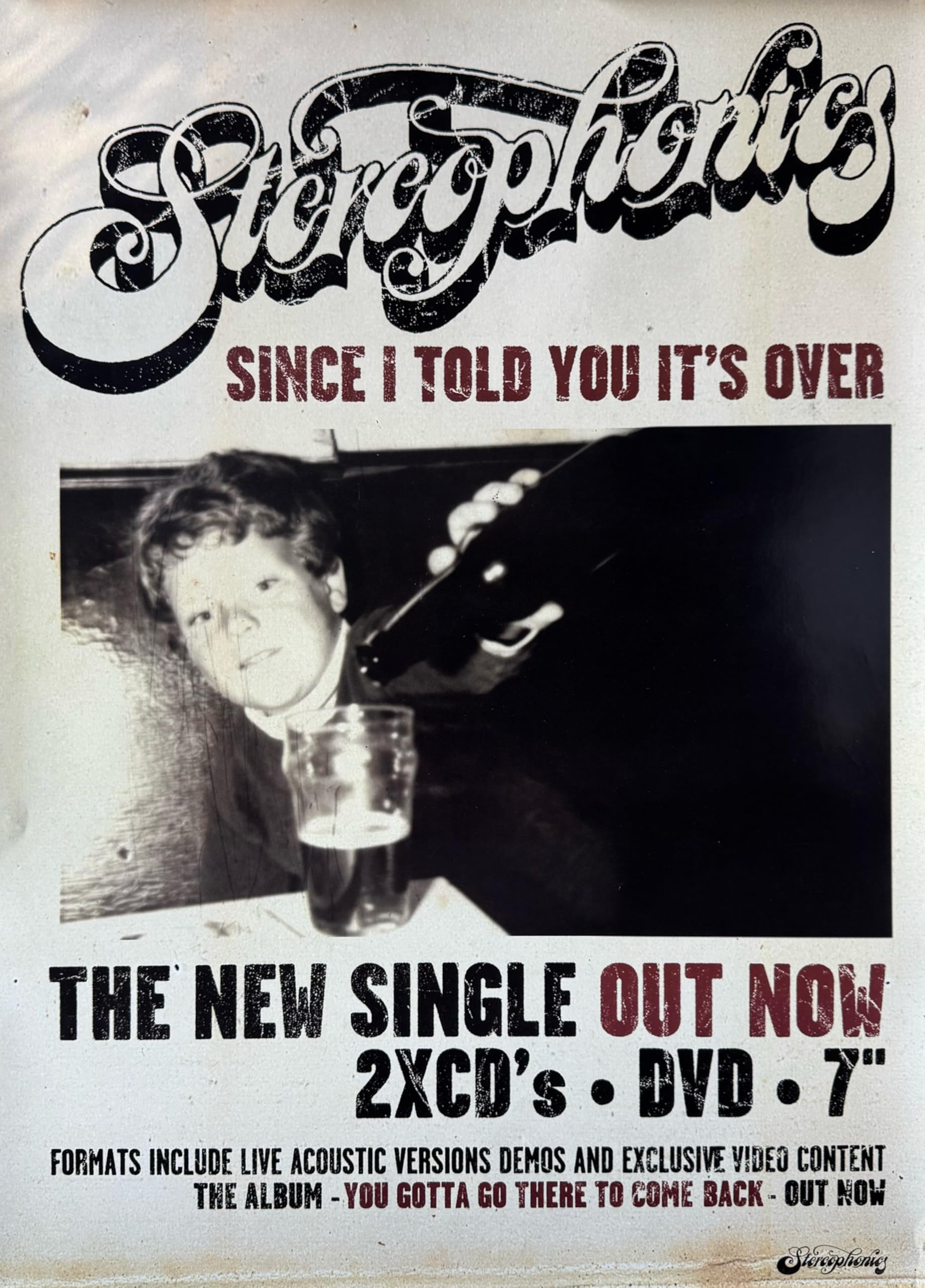 Affiche de collection Stereophonics Since impression haute definition 50X70