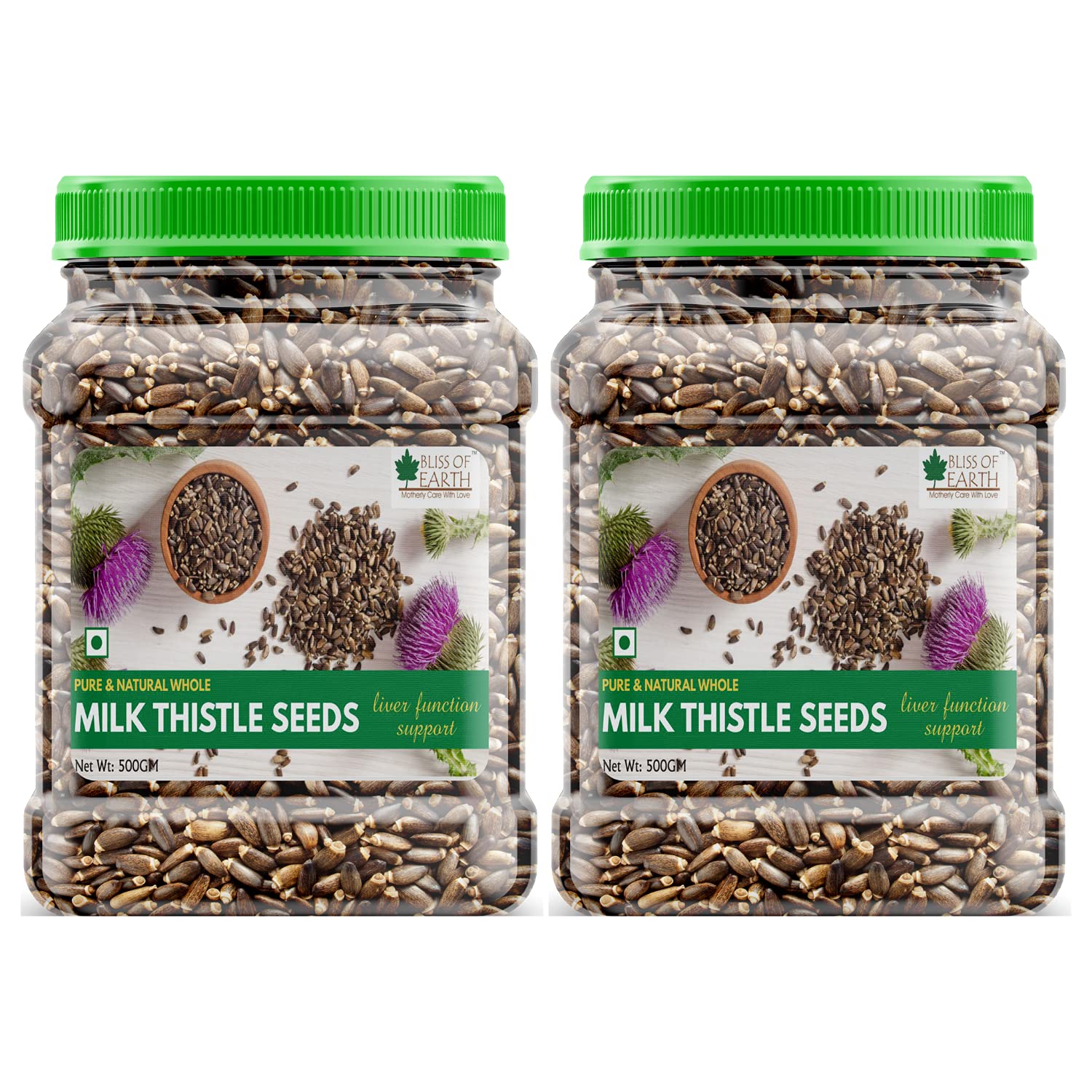Bliss of Earth Milk Thistle Seeds Organic Super Food For Liver Cleansing Immunity Boosting And Blood Sugar Control 500gm Pack Of 2 (B099ZR2VZ2) Amazon Price History, Amazon Price Tracker