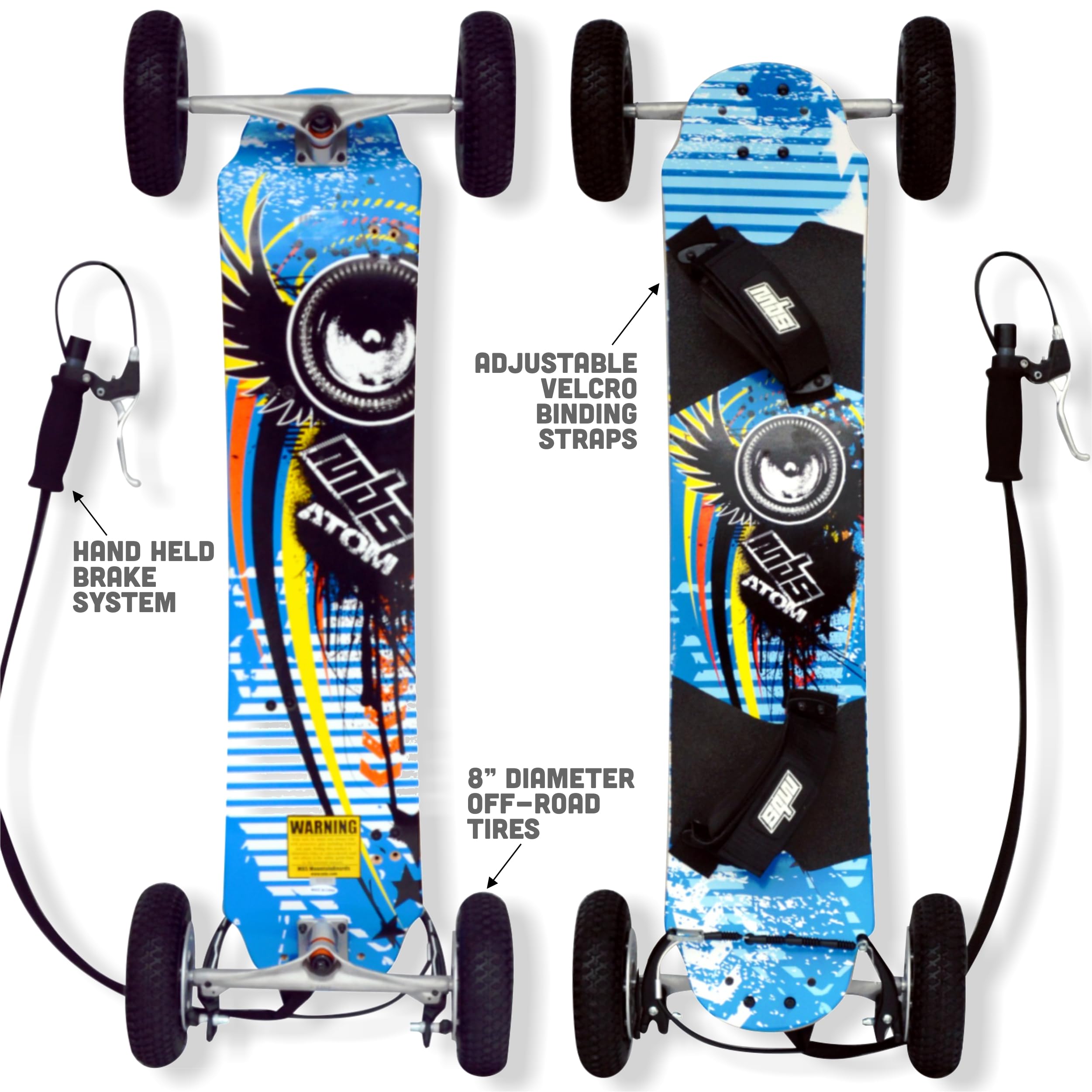 Amazon.com : Atom 95X Mountainboard with Brake *NOT Electric