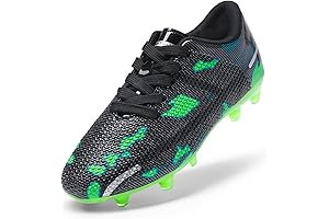 DREAM PAIRS Boys Soccer Cleats Youth Kids Football Shoes
