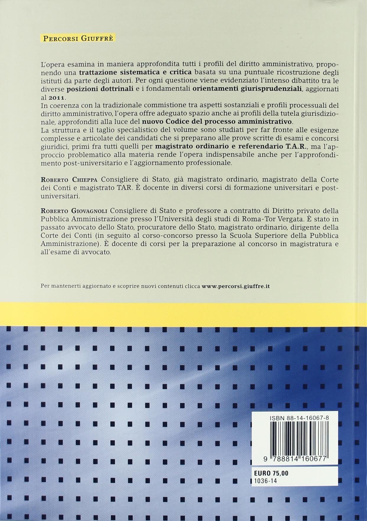 Manuale di diritto amministrativo