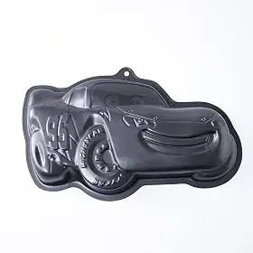Forma de bolo de carro, molde de bolo de carro – Forma de cozimento de carro de corrida 3D de aço carbono resistente de 33,5 polegadas para festas temáticas de corrida e cozimento criativo