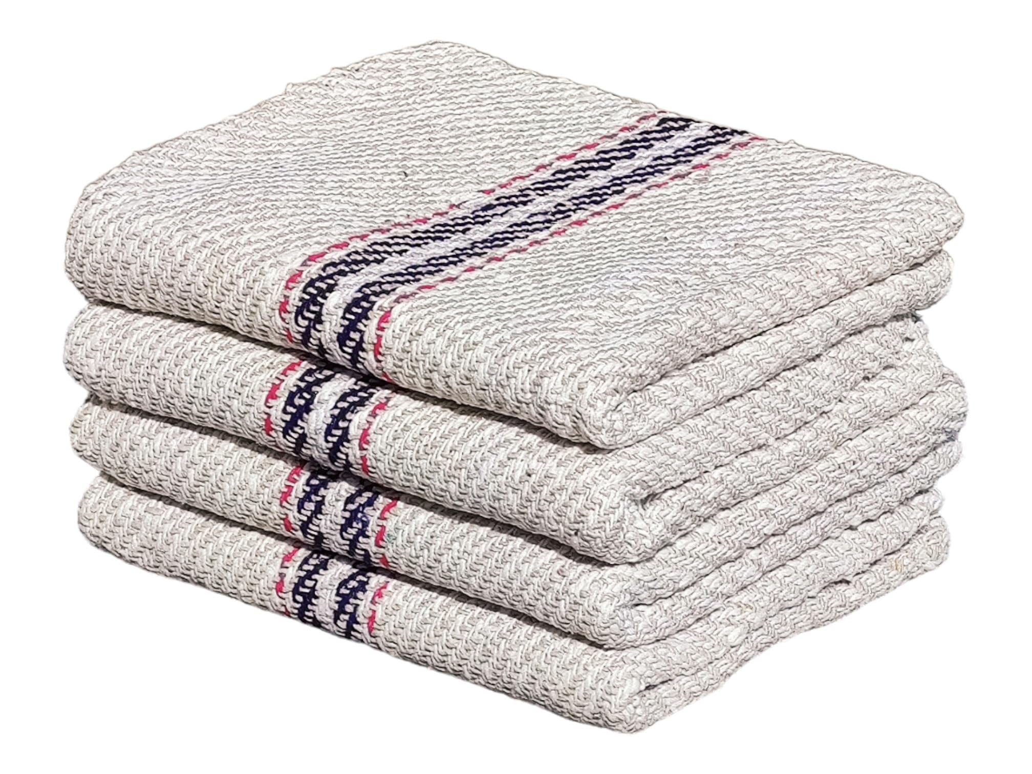 Antiter Khadi Cotton Cleaning Cloth, Professional Cleaners King Size to Clean Hospitals, Schools, Hotels, Restraurent, Offices, Dusting Reusable & Washable, Super Absorbent Size 26x26 (Pack of 4) (B0D3M3PVW3) Amazon Price History, Amazon Price Tracker