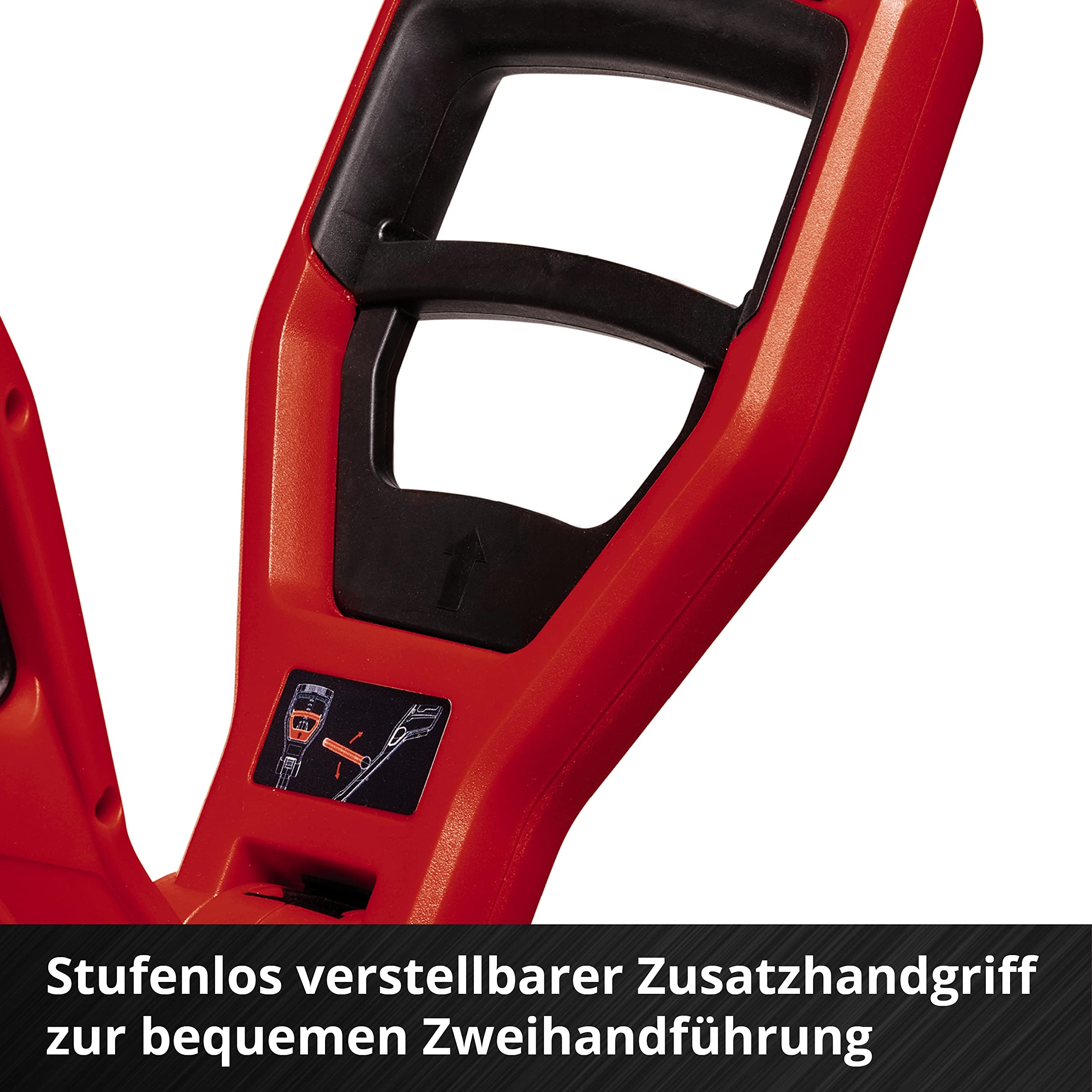 Einhell Akku-Rasentrimmer GE-CT 18/30 Li Power X-Change (18V, Schnittbreite 30 cm, Motorkopf 90° drehbar & neigbar, inkl. Fadenspule, inkl. 2,5 Ah Akku und Ladegerät)