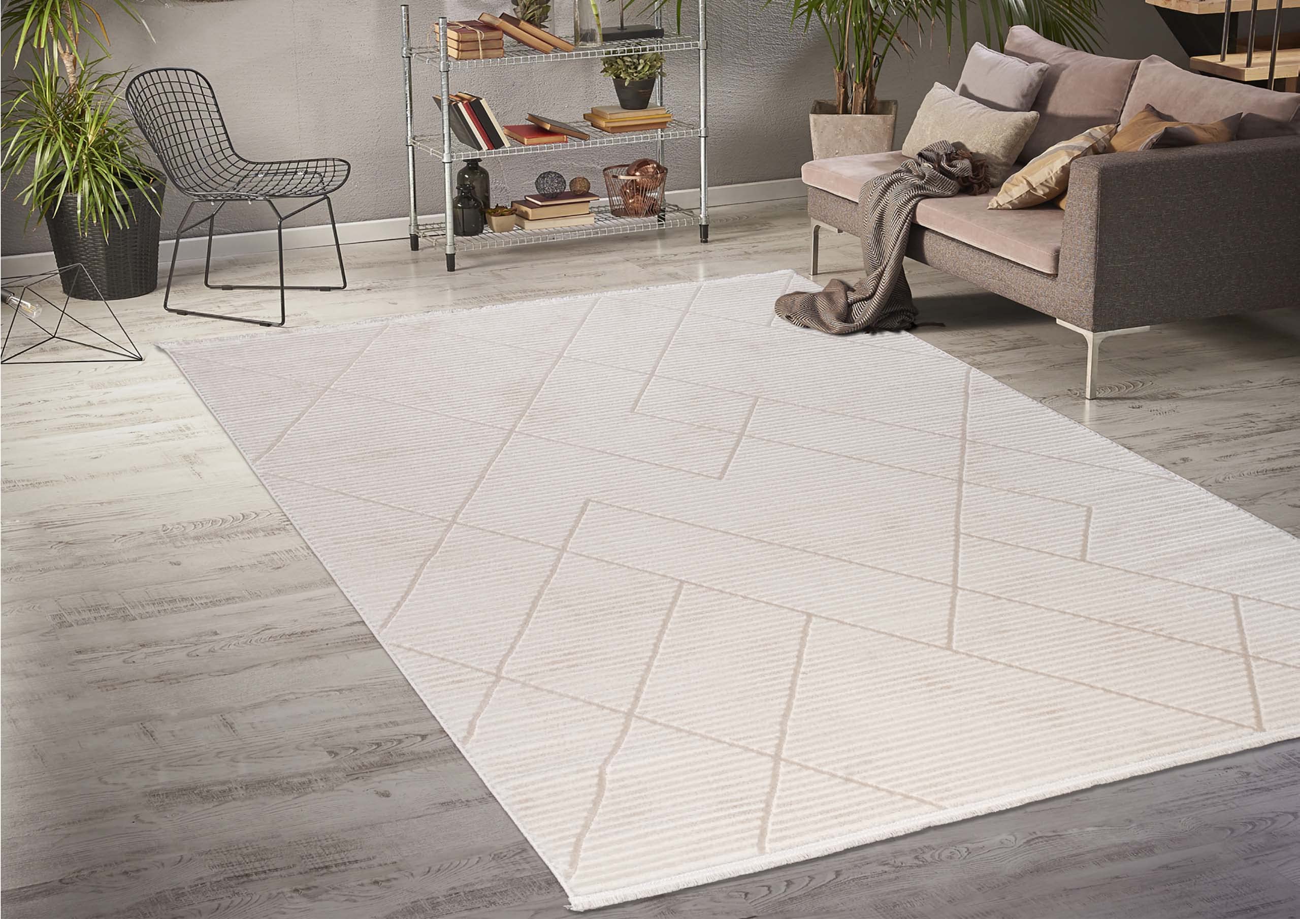 Ladole Rugs Geometrisch Patronen Indienés Home Décor - Premium 6x8 Kubo for Wohnzimmer, Schlafzimmer, Esszimmer, Küche u