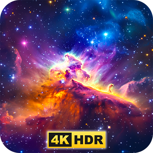 Cosmos Galaxy Space Universe Relax TV Screensaver App with HD 4K Relaxing Music, Calming Videos, Ambient Sounds, and Space Exploration Visuals
