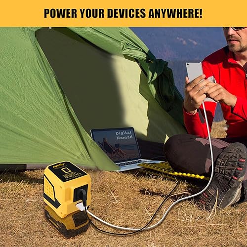 Miniatura 7 de Mellif - Pulverizador de jardín inalámbrico de 4 galones y adaptador de corriente CC para batería Dewalt 20V MAX