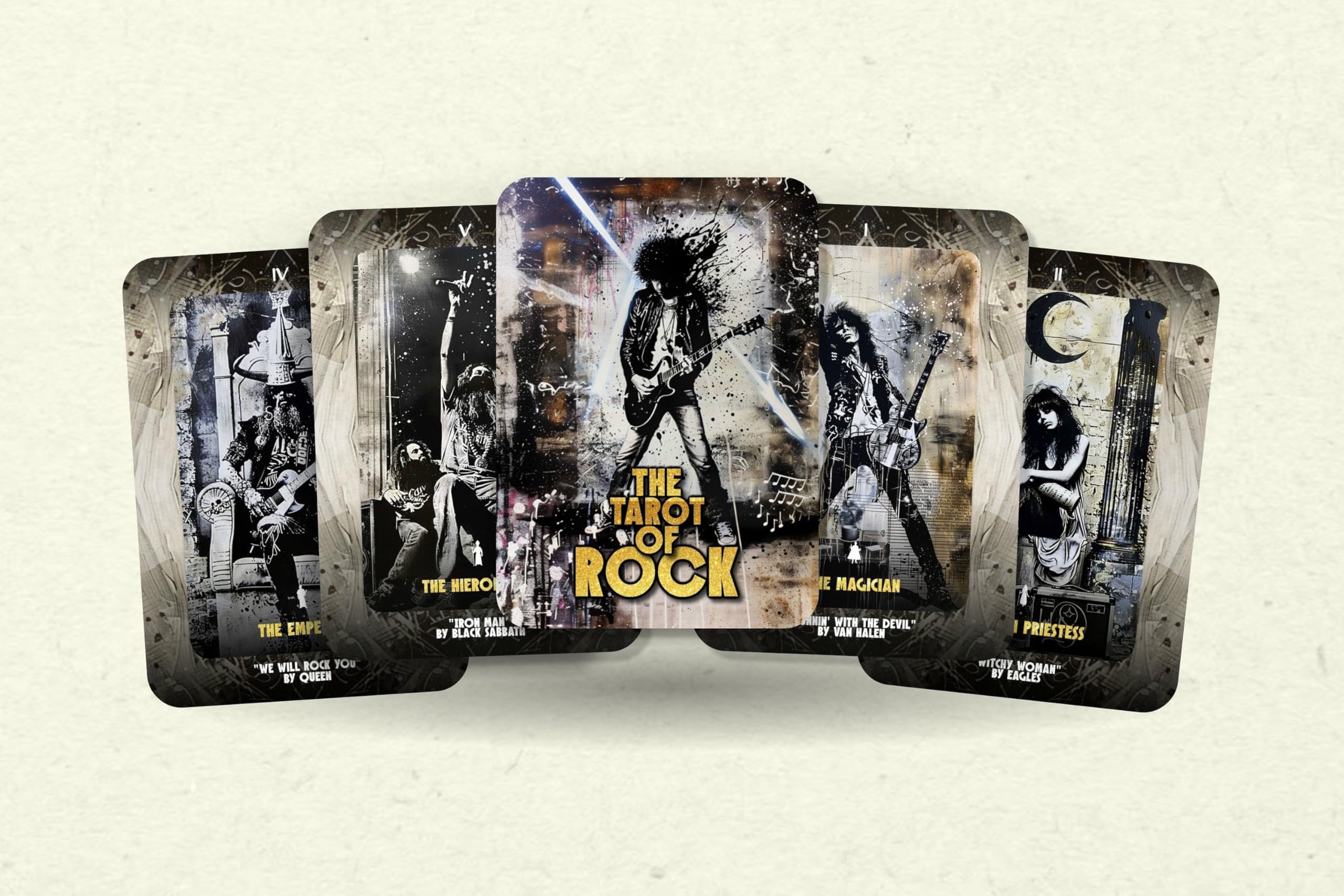 The Tarot of Rock - 78 Cards - Tarot - Tarot Deck - Fortune Telling - Divination Tools