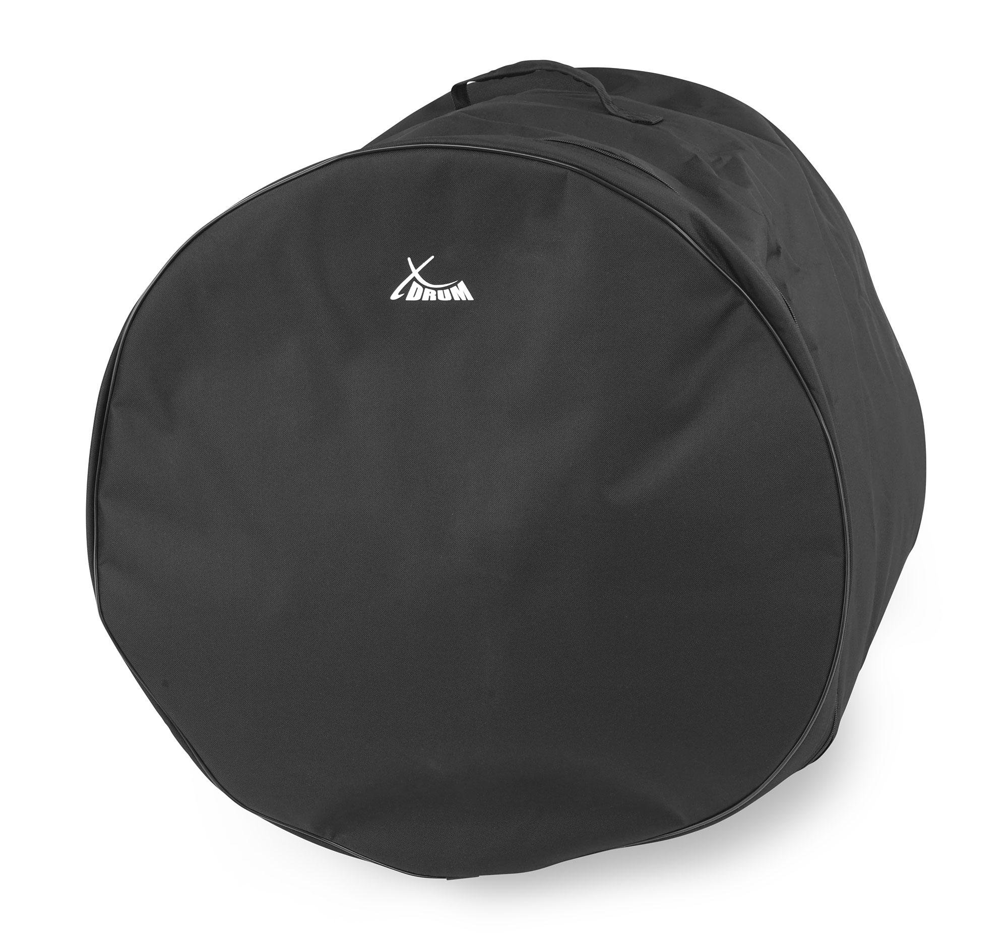 XDrum Classic Drumbag, borsa per batteria per cassa misura 22"x18" (diametro: 22", profondità: 18", idrorepellente, imbottitura interna, maniglia robusta) Nero