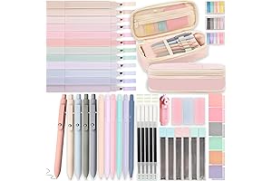 57 Pcs. Aesthetic Cute School Supplies: Every Student's Dream