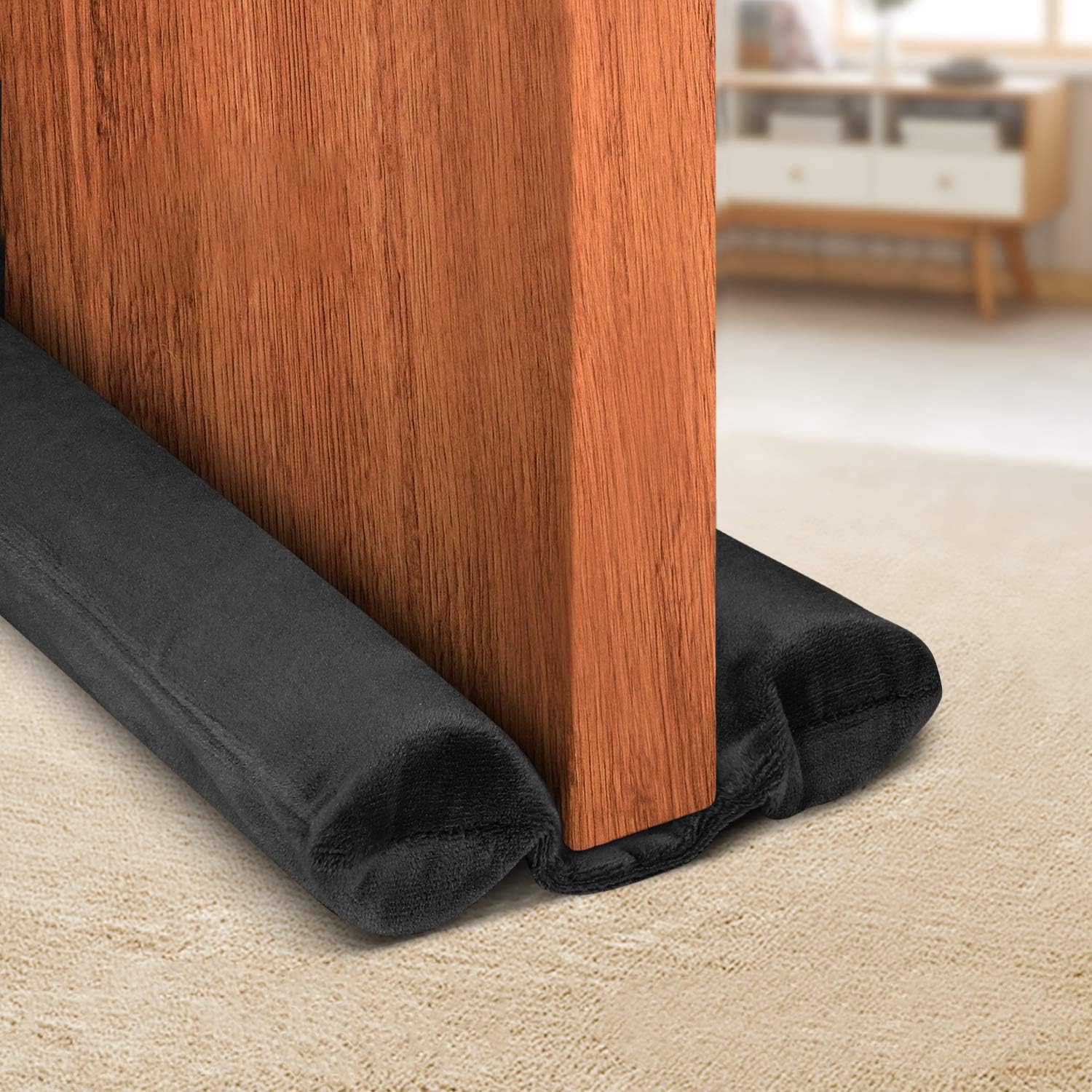 FBve Door Draft Stopper, 36 Inch Door Draft Blocker for Bottom of Doors,Sound Proof Reduce, Saving Under Door Draft Stopper Door Weather Stripping