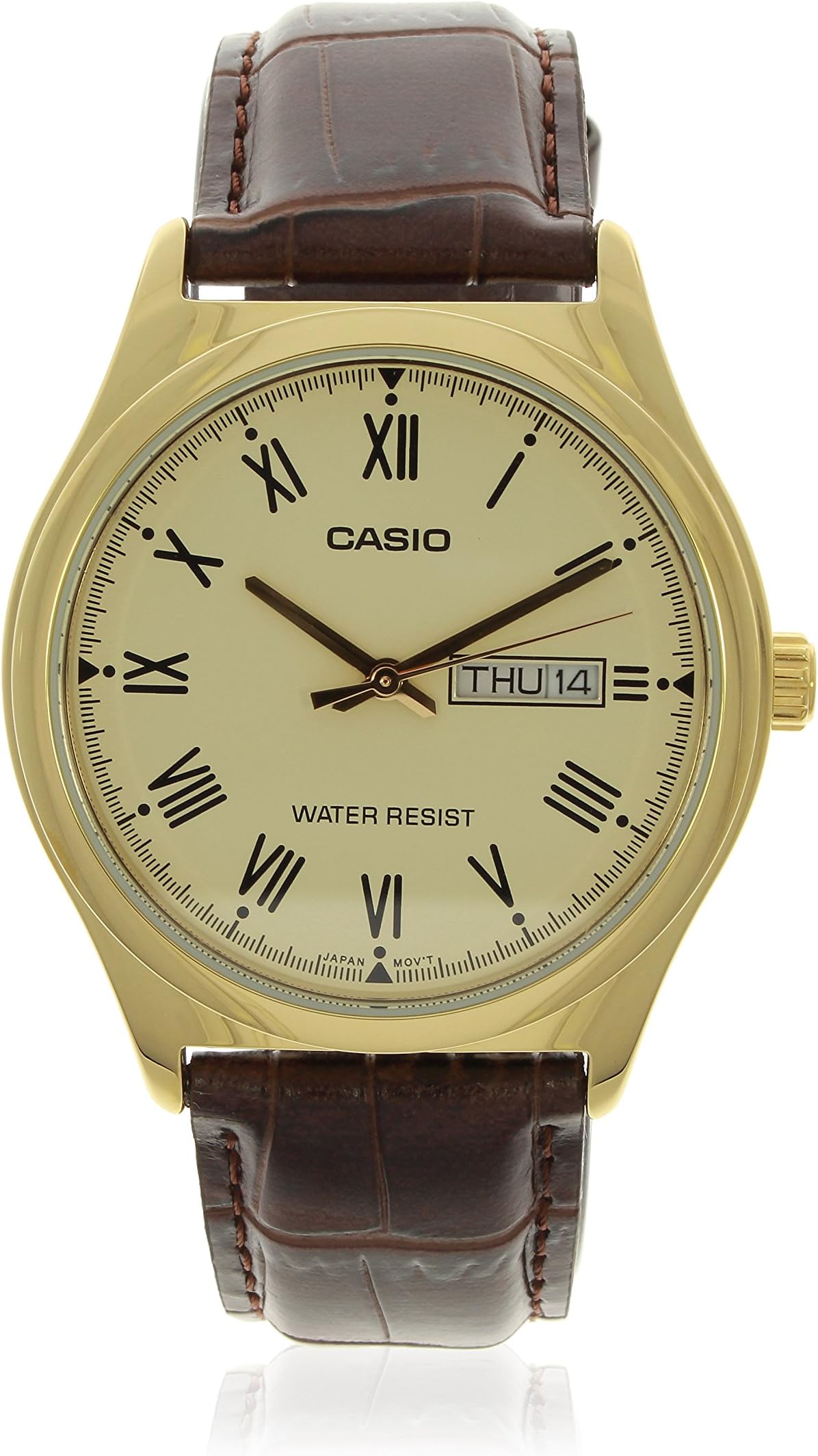 Casio Watch with Japanese Quartz Movement Man MTP+V006GL.9B 38 mm
