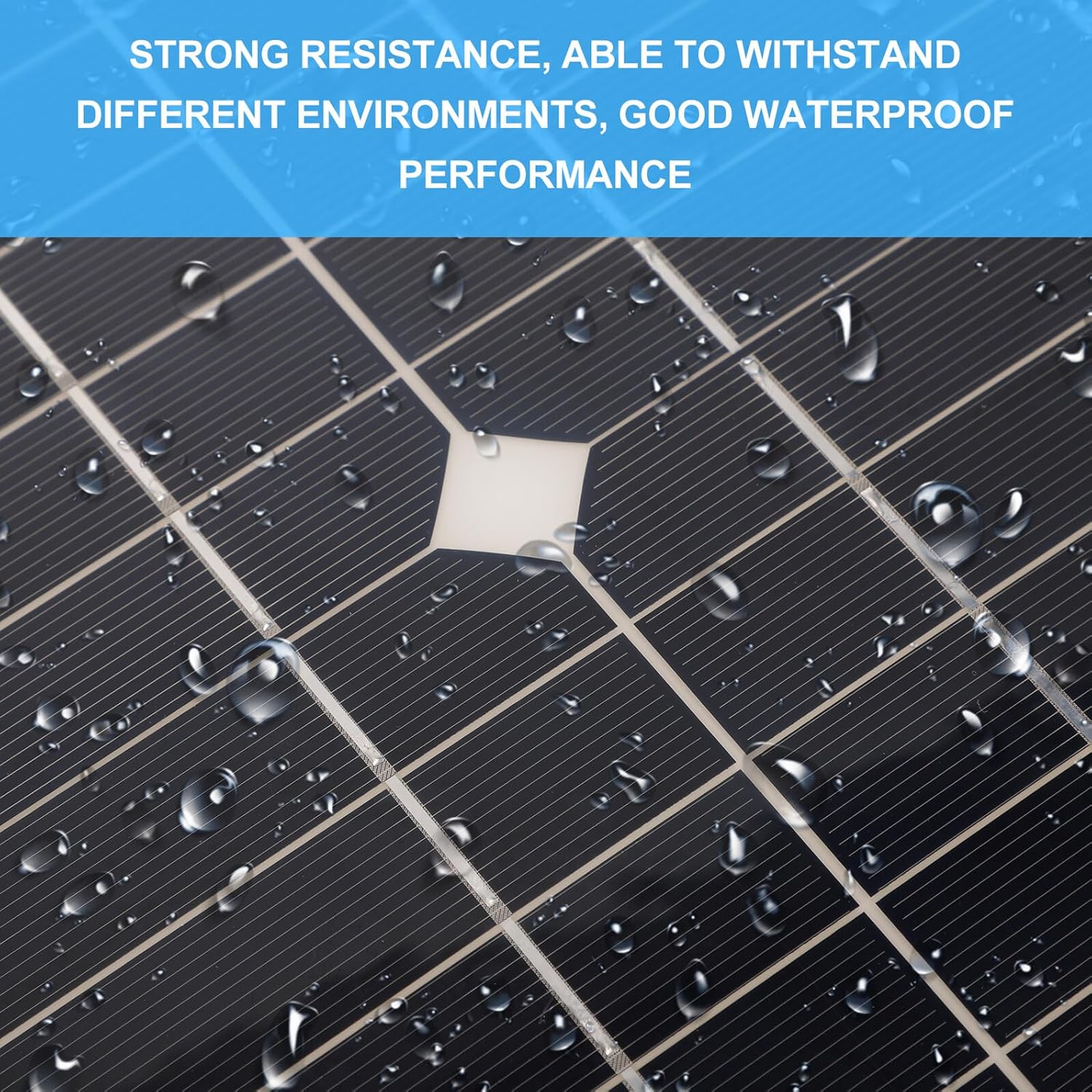 Unomor 25w Monocrystalline Panel Charger with 30a Controller, Portable Outdoor Power Charging Equipment for Emergency Use