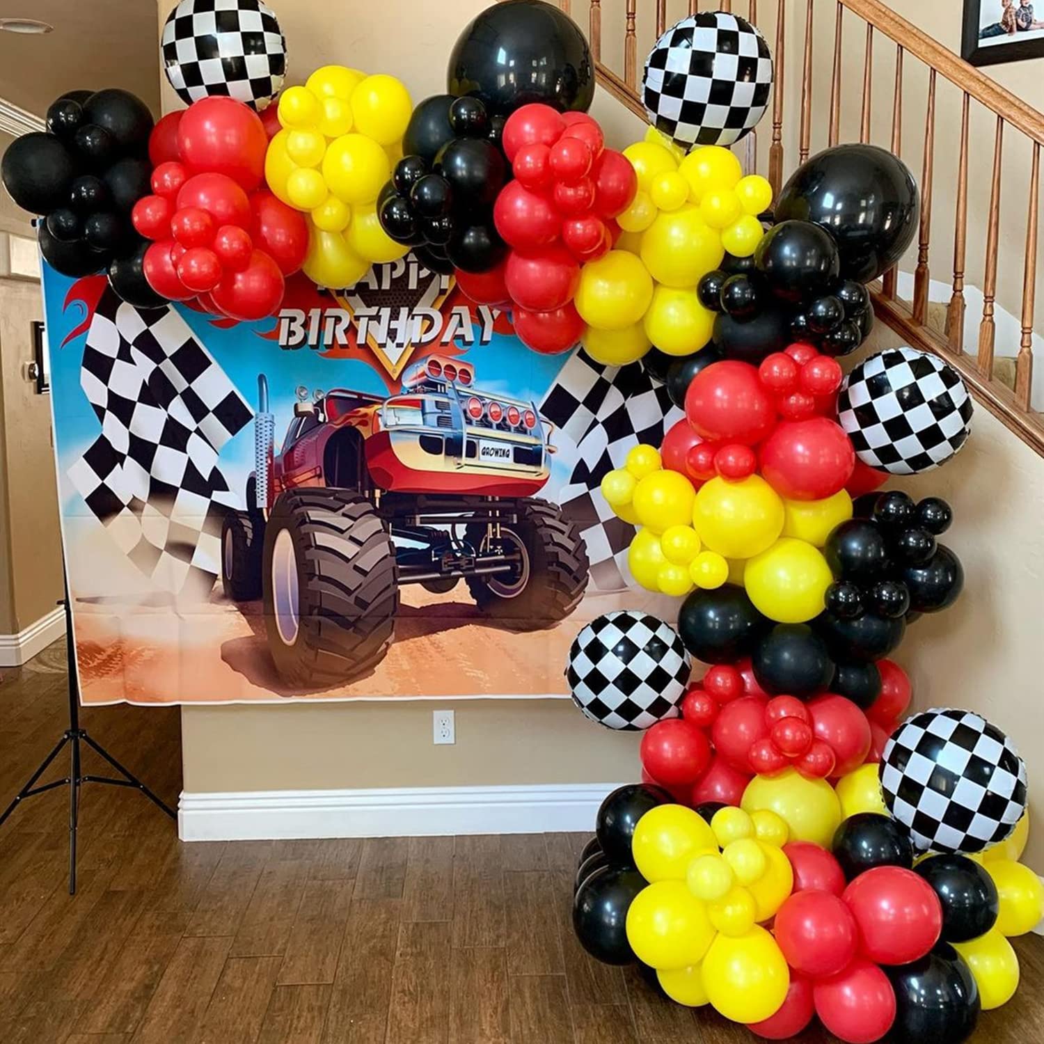 Buy 150PCS Race Car Balloons Arch Garland Kit Racing Car Birthday Party