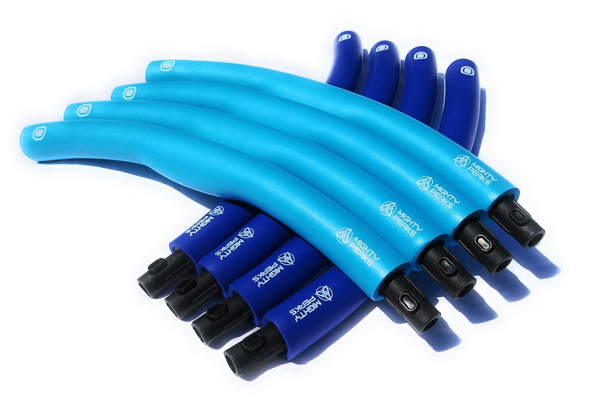 MIGHTY PEAKS Cerceau hula hoop avec picots de massage pour renforcer les muscles abdominaux et du dos 1,5 kg | hoop | taille mince | métabolisme simple | perte de poids rapide et facile | brûleur