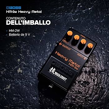 BOSS HM-2W Heavy Metal | Effetto a Pedale per Chitarra Waza Craft