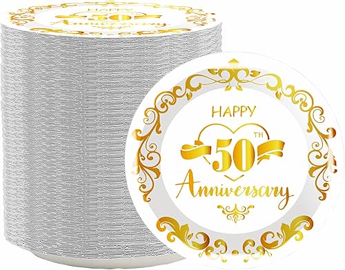 Miniatura 9 de 80 platos de papel de grano de madera, suministros de fiesta de grano de madera rústica, platos de postre de grano de madera de 7 pulgadas, platos