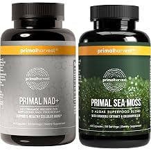 Primal Harvest Daily Two-Step Routine | NAD+ + Sea Moss | 2 Pack | 30 Day Supply