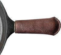 Vista 1 de Cubierta de mango de cuero para sartén de hierro fundido (Estándar 4.5")