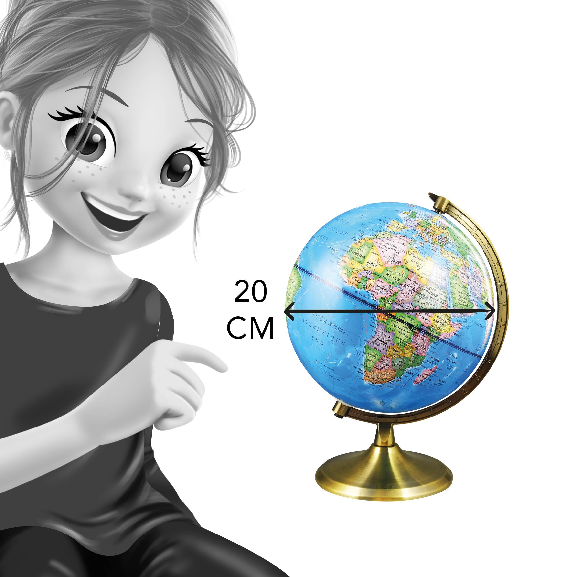 Buki - 7345 - Globe jour et nuit