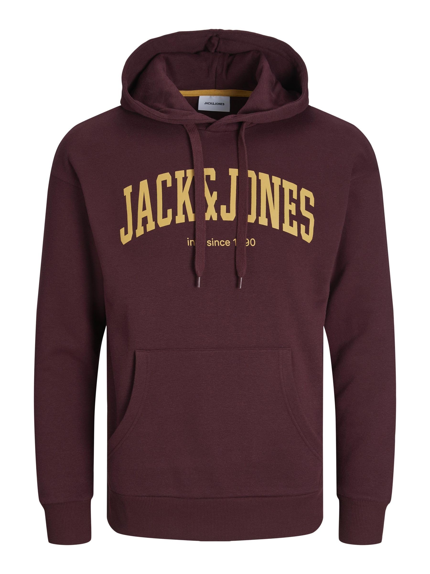 Jack & Jones Men's Port Royale Hoodie Sweatshirt Jjestar Jj Sweat Hood - Relaxed Fit, 3XL