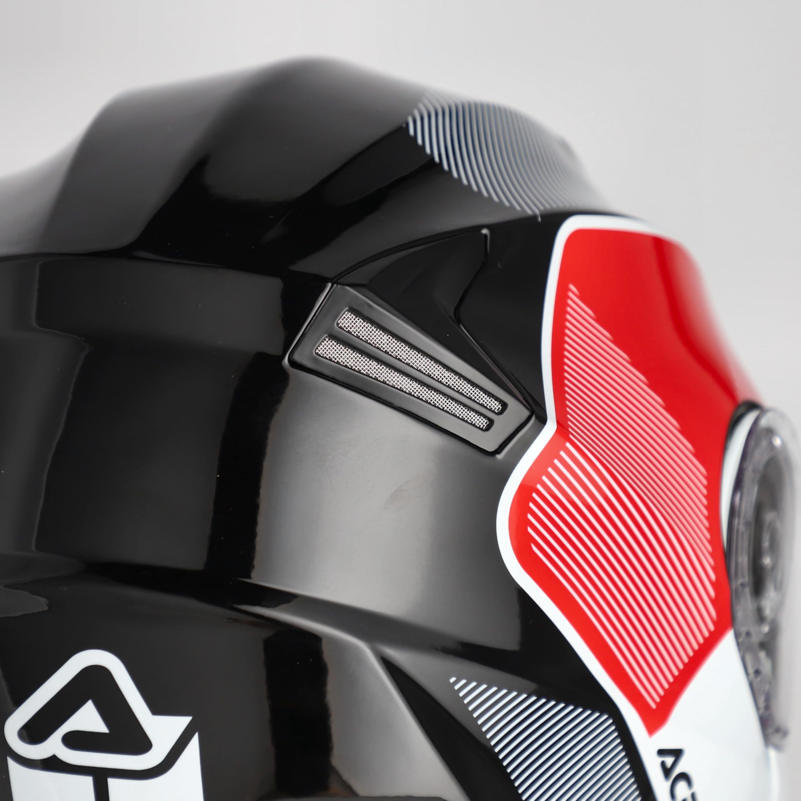 Casco Modular SEREL Rojo Negro Talla L 58/59 Sun Visor Homologacion 22.06