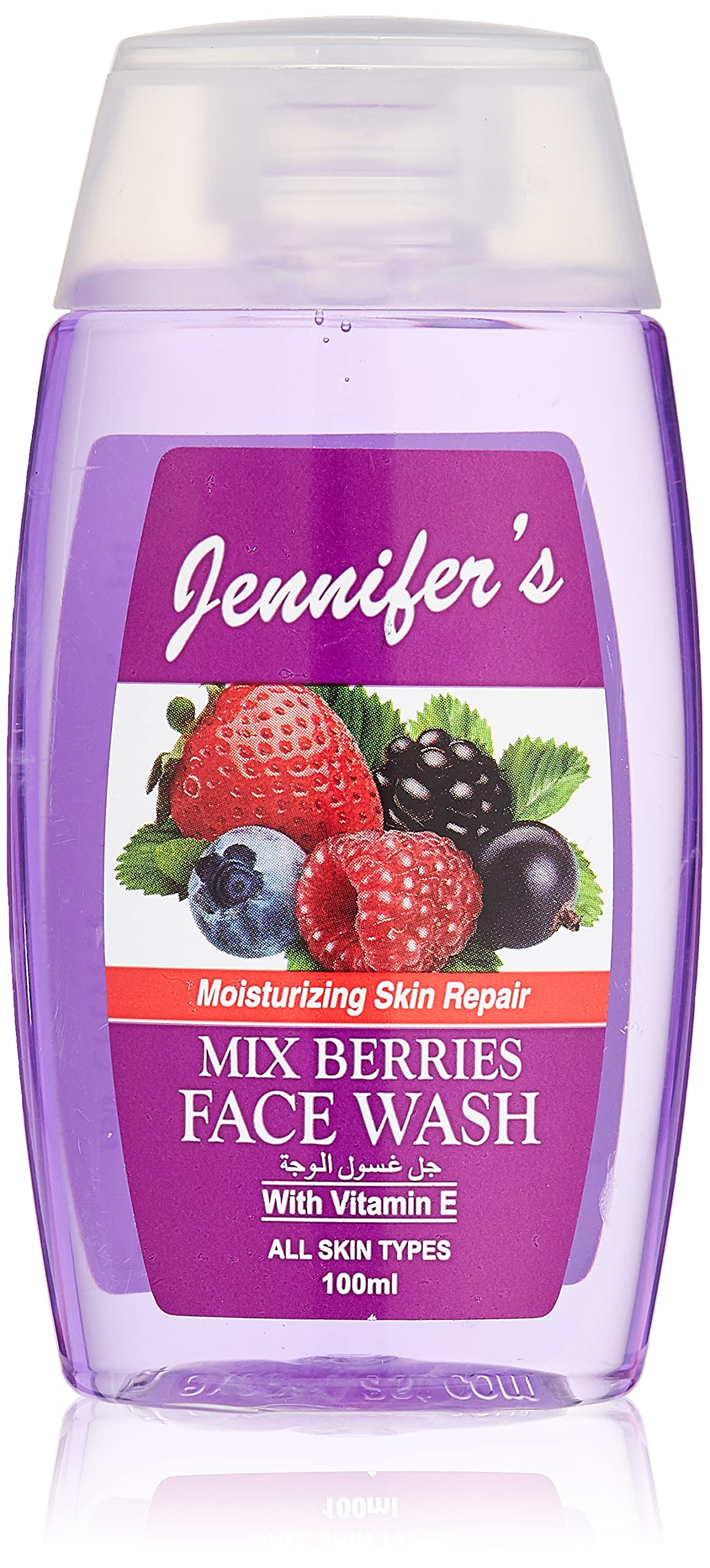 Jennifer's Face Wash Mix Berries, 100 ml