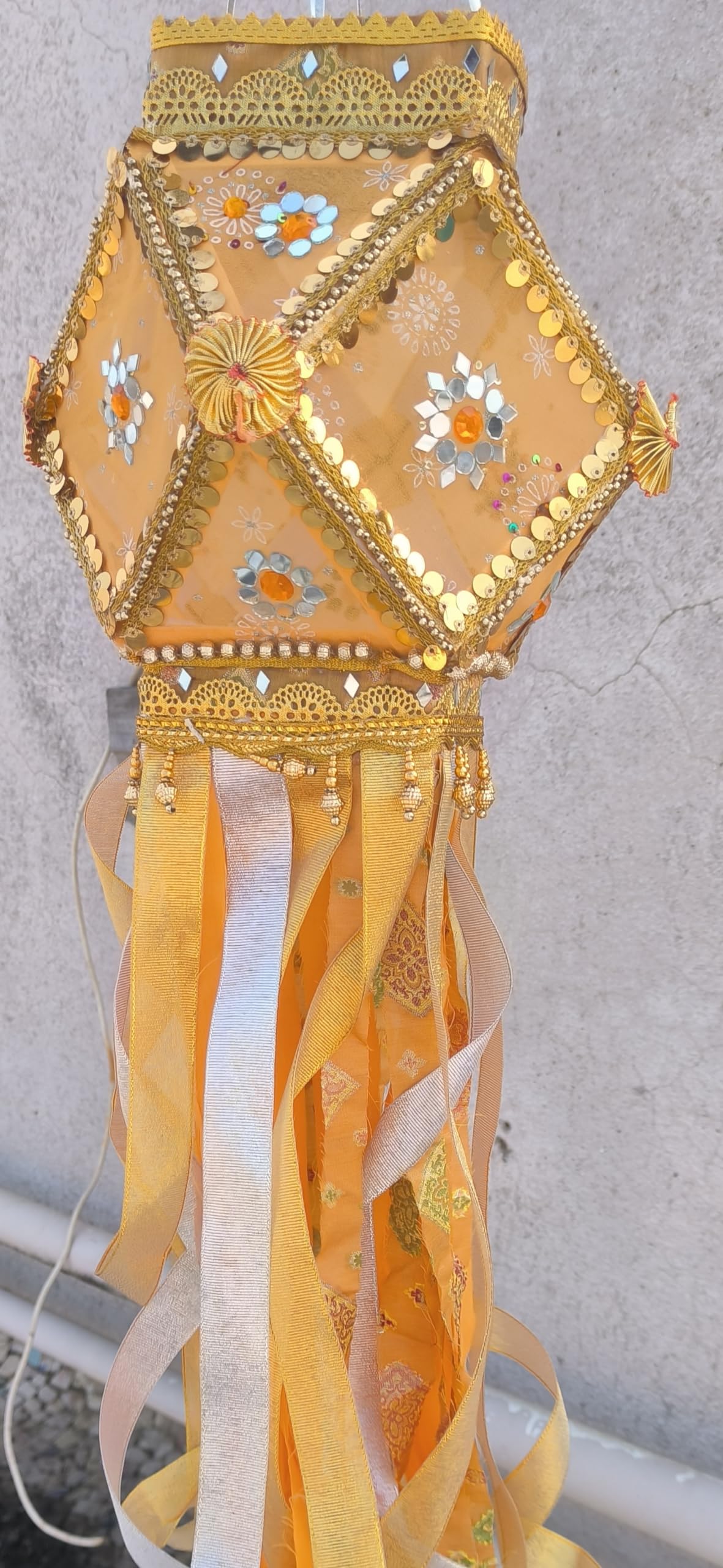 Handcrafted Handmade Beautiful Decorative Cotton Lantern for Diwali Decoration