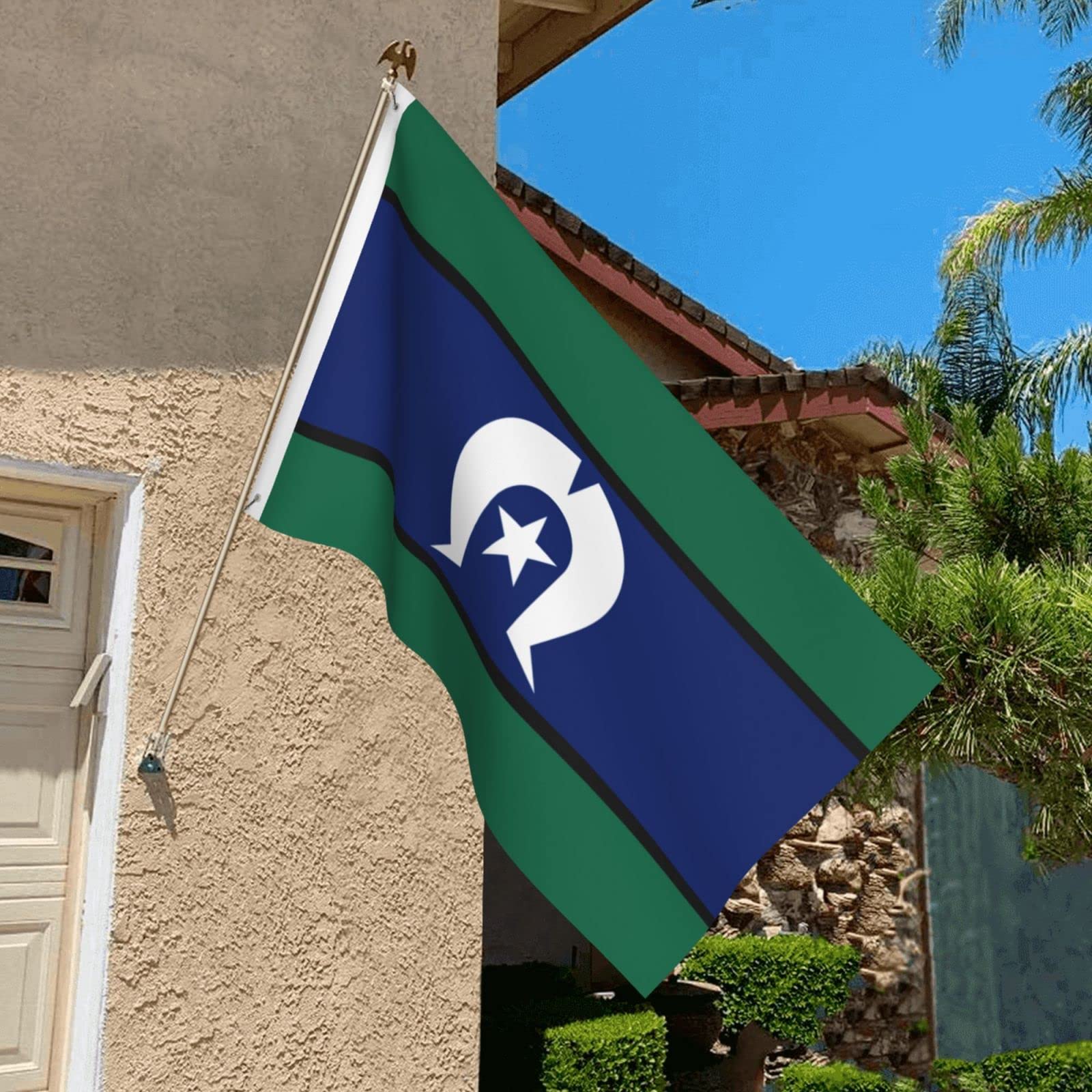 Islanders Double Sided Garden Banner Flag - 12.5x18 Inch, Polyester, Officially Licensed