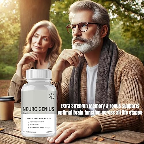 Suplemento de apoyo cognitivo avanzado Neuro Genius para aumentar el potencial cerebral