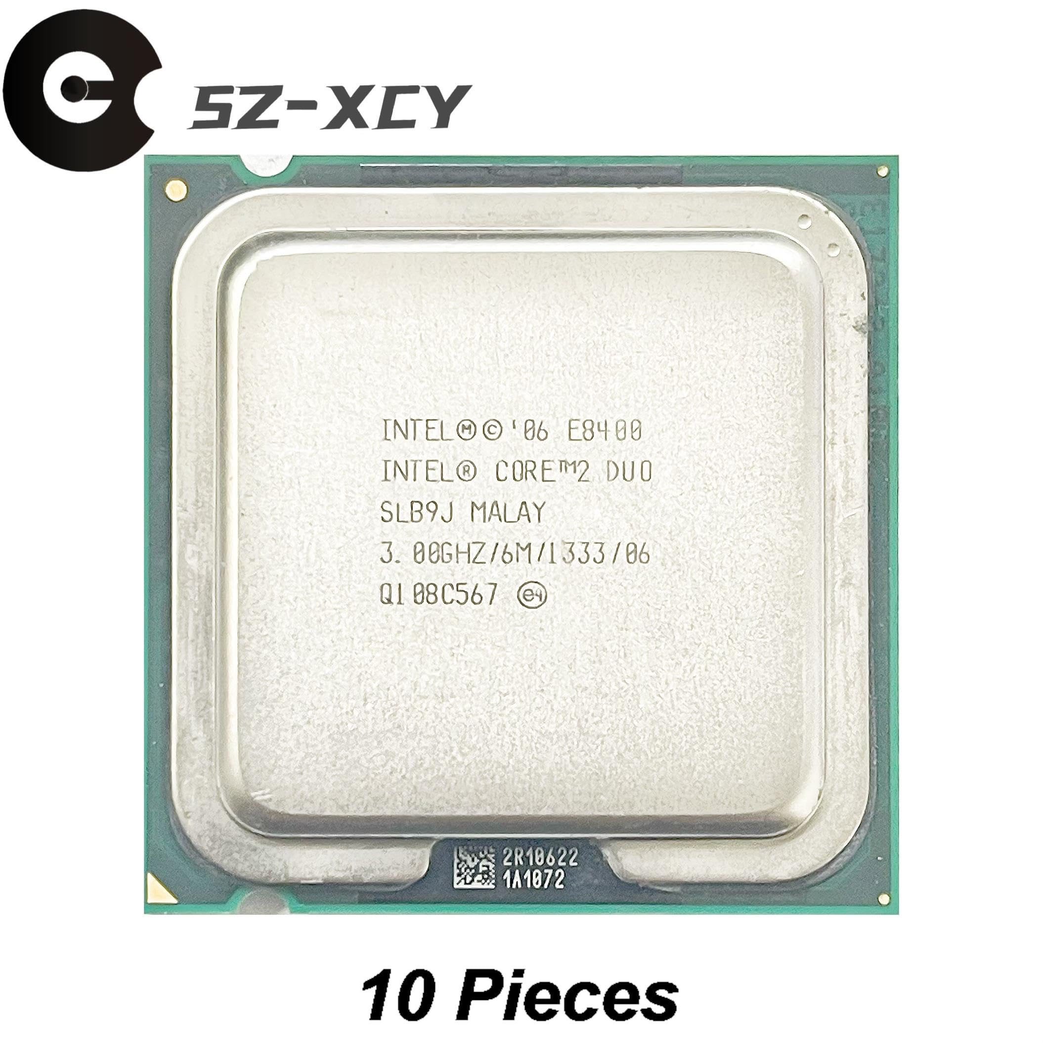 [10 pz/lotto 2 Duo E8400 Processore CPU dual-core da 3,0 GHz 6M 65W LGA 775 Adatto per computer desktop