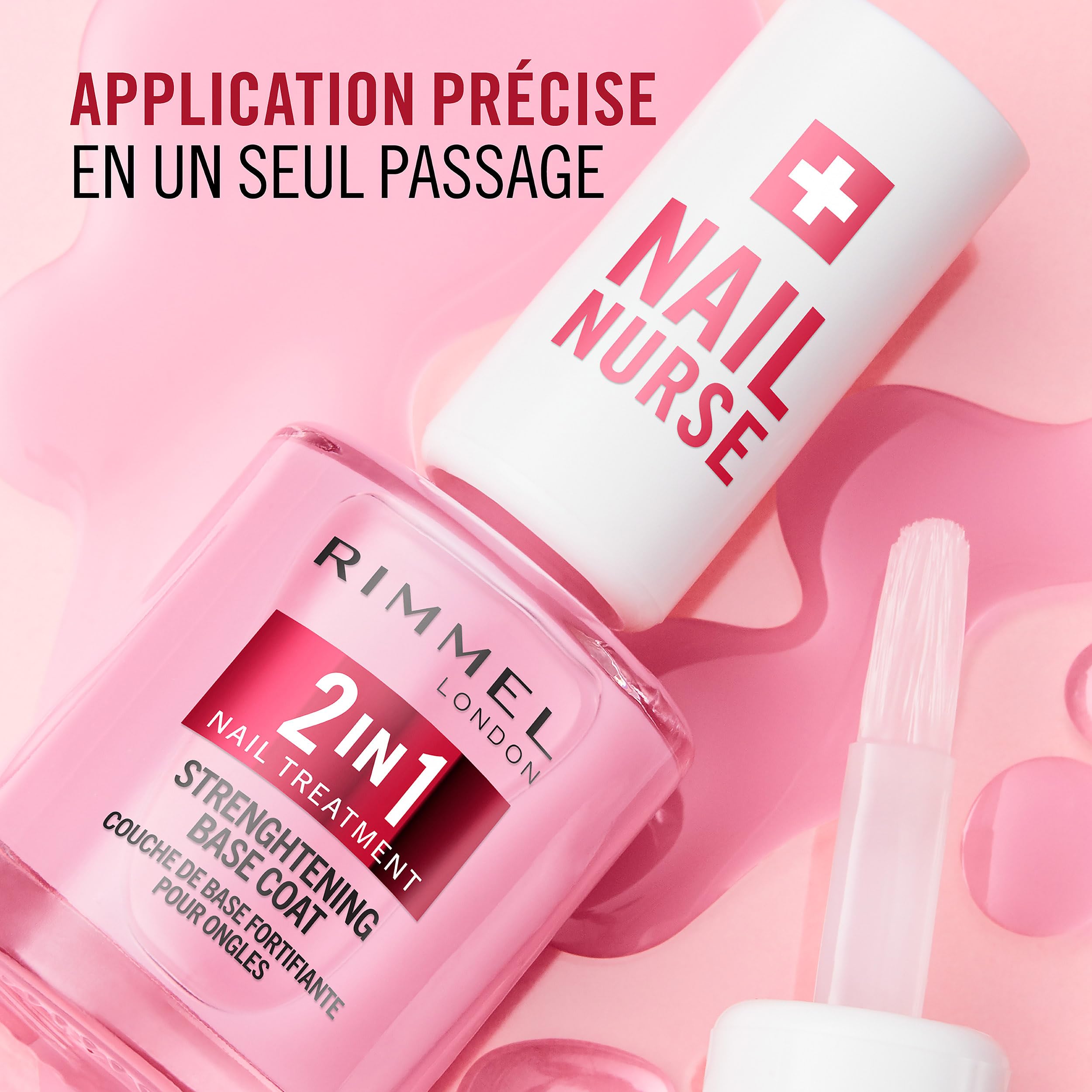 Rimmel London Nail Nurse 2 in 1 Base Coat & Strengthener