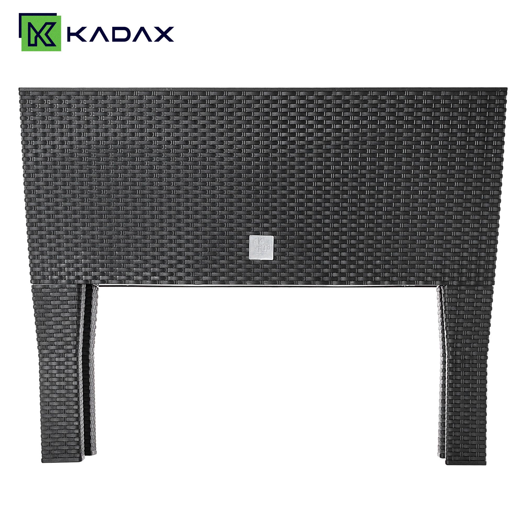 KADAX Vaso fiori su gambe Orto plastica | 2 misure | fioriera rialzata | balcone terrazzo giardino | resistente intemperie