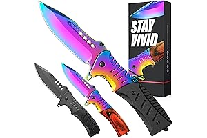 Rainbow EDC USMC Tactical Folding Pocket Knife