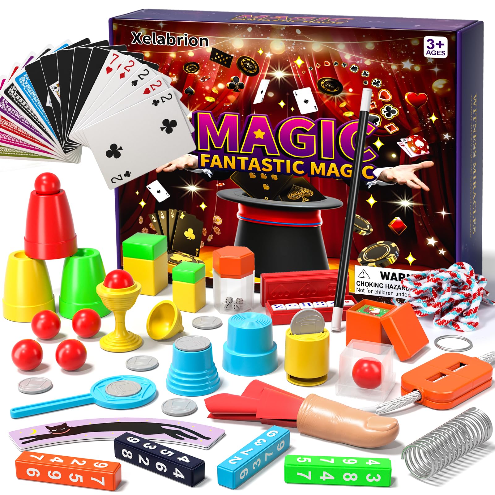 Amazon.com: Magic Kit for Kids, 130 Magic Tricks Set for Kids with