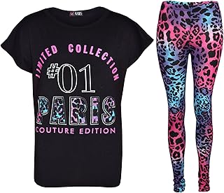 A2Z 4 Kids Girls Top Kids Limited Collection #01 Paris Couture Eddition - Couture Edition Set Black 11-12