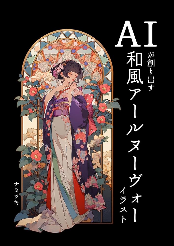 Amazon.co.jp: AIが創り出す和風アールヌーヴォーイラスト eBook