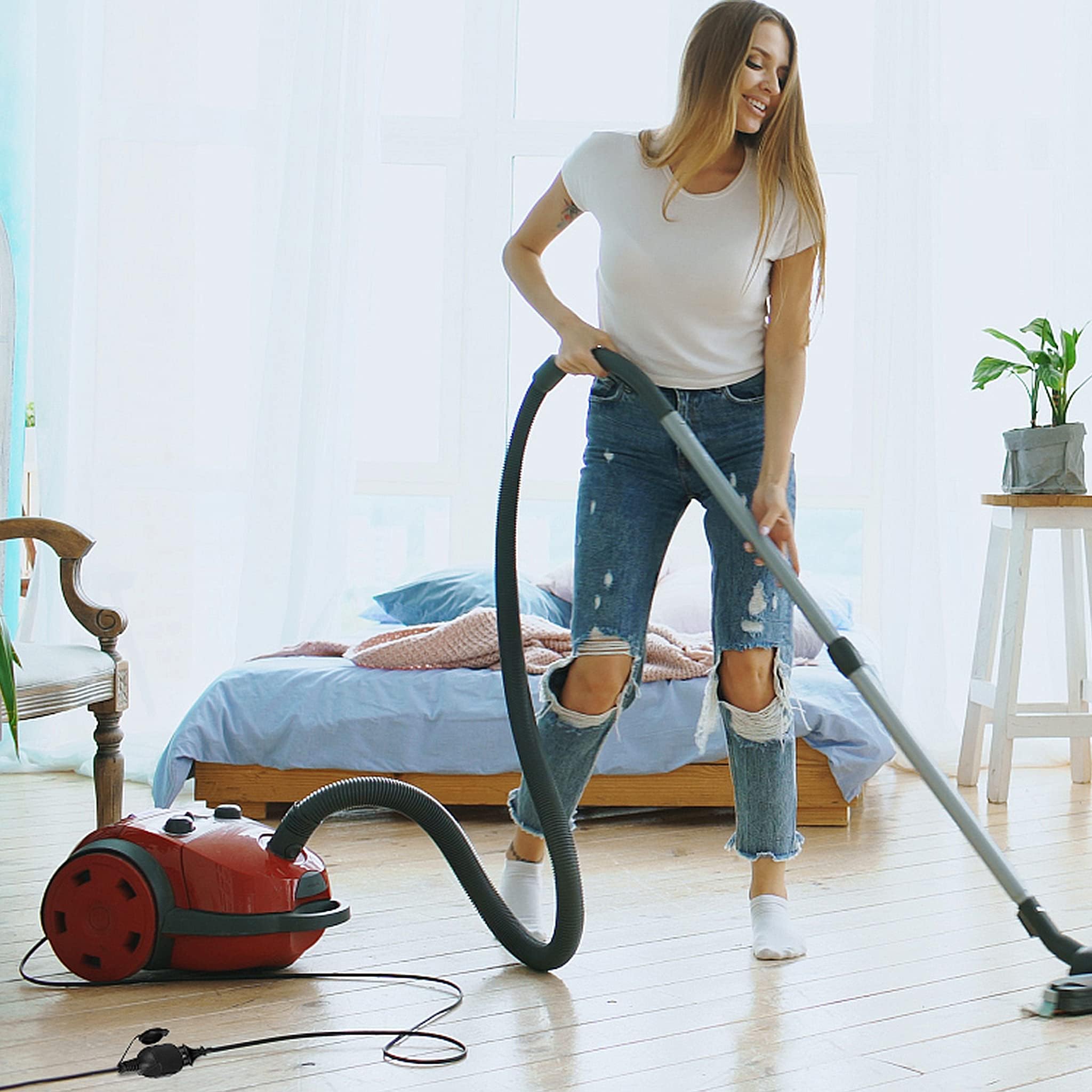 FIVMEN Przedłużacz 30 m, do użytku na zewnątrz, z nasadką, tworzywo sztuczne, kabel zasilający na zewnątrz, 230 V, 16 A, przedłużacz, wodoszczelny, IP44, przedłużacz Schuko, do użytku na zewnątrz i